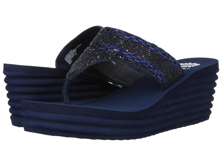 Yellow Box Jesica (navy) Women's Sandals