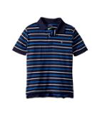 Polo Ralph Lauren Kids Moisture-wicking Polo Shirt (little Kids/big Kids) (newport Navy Multi) Boy's Clothing