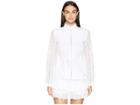 Kate Spade New York Athleisure Eyelet Anorak (fresh White) Women's Coat
