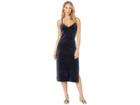 Juicy Couture Stretch Velour Cross-back Slip Dress (regal) Women's Dress