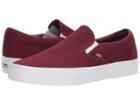 Vans Classic Slip-ontm ((mono Canvas) Cabernet) Skate Shoes