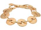 Robert Lee Morris Gold Disc Link Bracelet (gold) Bracelet