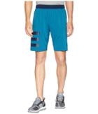 Adidas Speedbreaker Hype Icon Knit Shorts (real Teal/collegiate Navy) Men's Shorts
