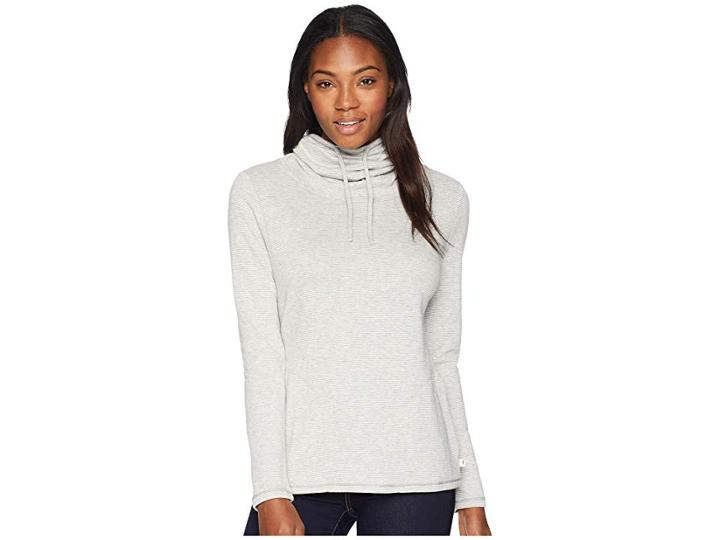 Toad&co Cold Spring Pullover (light Ash Stripe) Women's Clothing