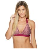 Prana Lahari Halter Top (pomegranate Seashells) Women's Swimwear
