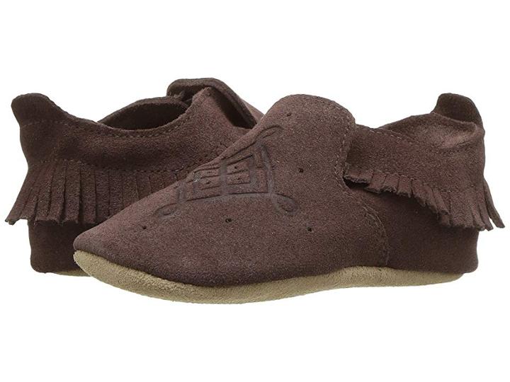 Bobux Kids Soft Sole Moccasin (infant) (chocolate 1) Kid's Shoes