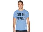 The Original Retro Brand Out Of Office Vintage Tri-blend Tee (streaky Royal) Men's T Shirt