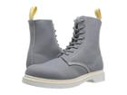 Dr. Martens Page 8-eye Boot (mid Grey Canvas) Lace-up Boots