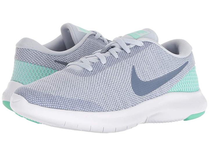 Nike Flex Experience Rn 7 (football Grey/ashen Slate/green Glow) Women's Running Shoes