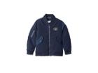 Lacoste Kids Heritage Badge Bomber (little Kids/big Kids) (meridian Blue) Boy's Clothing