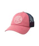 Vineyard Vines Low Pro Decon Marlin Patch Trucker Hat (jetty Red) Caps