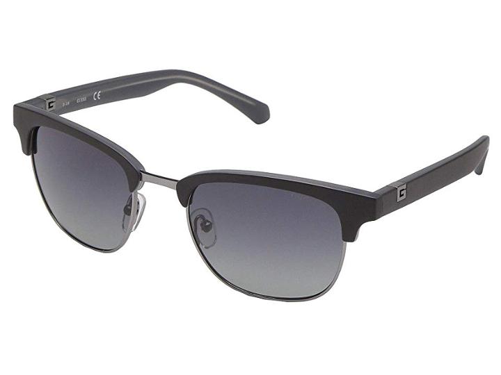 Guess Gu6895 (shiny Light Nickeltin/smoke Mirror 1) Fashion Sunglasses