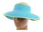 San Diego Hat Company Ubv002 Sun Hat Visor (aqua/lime) Casual Visor