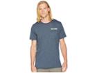 Volcom Center Short Sleeve Pocket Tee (navy) Men's T Shirt