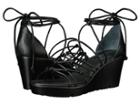 Charles By Charles David Vegas (black Smooth) Women's Wedge Shoes