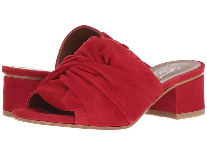 Summit By White Mountain Noelle (red Suede) Women's 1-2 Inch Heel Shoes