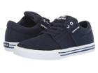 Supra Kids Stacks Vulc Ii (little Kid/big Kid) (navy/white) Boys Shoes