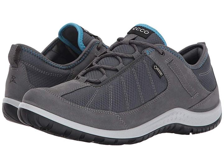 Ecco Sport Aspina Textile Gore-tex (dark Shadow/dark Shadow) Women's Shoes