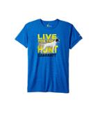 Carhartt Kids Live For The Hunt Force Tee (big Kids) (victoria Blue Heather) Boy's T Shirt