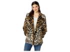 Sanctuary Seeing Spots Faux Fur Coat (leopard) Women's Coat