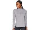 Nike Golf Dry Long Sleeve Top (gunsmoke/heather/flint Silver) Women's Clothing