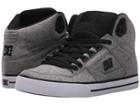Dc Spartan High Wc Tx Se (black/heather Grey) Men's Skate Shoes
