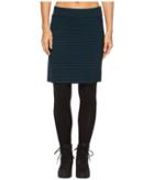 Toad&co Transita Skirt (deep Teal Stripe) Women's Skirt
