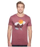 Marmot Alpine Zone Tee Short Sleeve (burgundy Heather) Men's T Shirt