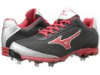 Mizuno 9-spike Vapor Elite 7 Low (black/red) Men's Cleated Shoes