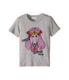 Dolce & Gabbana Kids T-shirt (toddler/little Kids) (grey Print) Girl's T Shirt