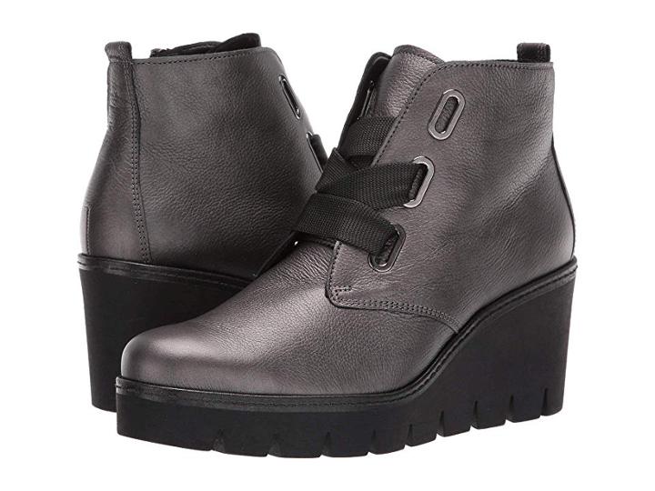 Gabor Gabor 93.784 (pewter) Women's Lace-up Boots