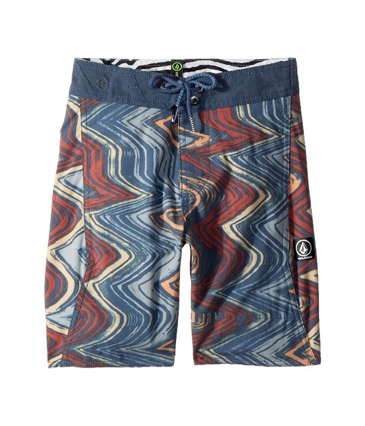 Volcom Kids Lo Fi Boardshorts (big Kids) (sunburst) Boy's Swimwear