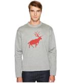 Dsquared2 Embroidered Sweatshirt (grey Melange) Men's Sweatshirt