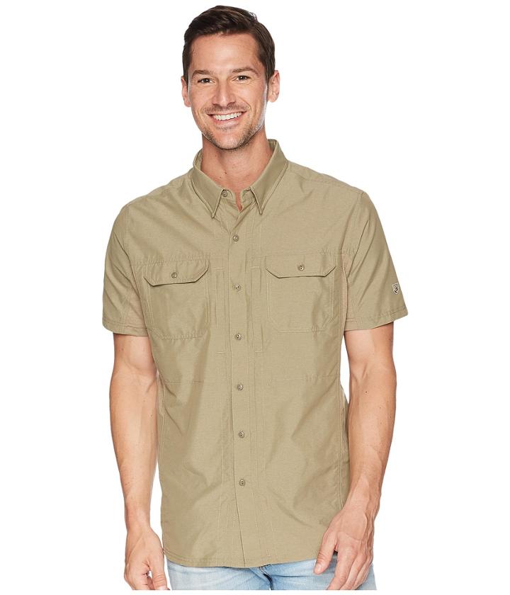 Kuhl Airspeedtm Short Sleeve Top (kelp) Men's Short Sleeve Button Up