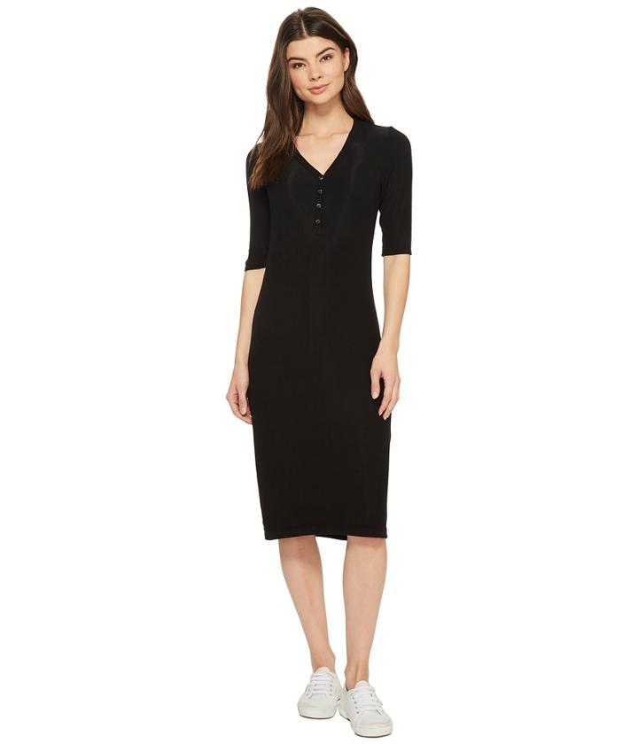 Splendid Henley Dress (black) Women's Dress