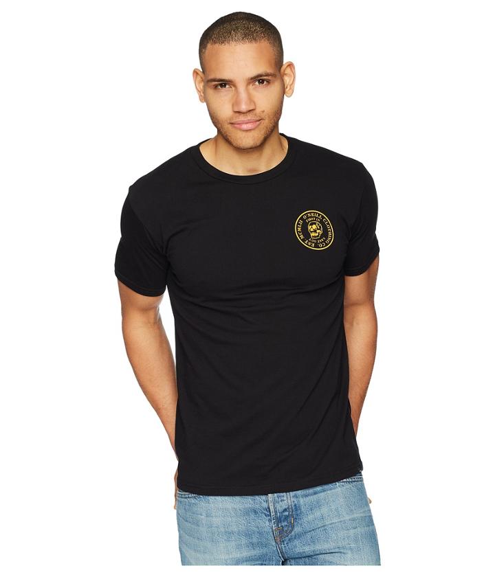 O'neill Skully Short Sleeve Screen Tee (black) Men's T Shirt
