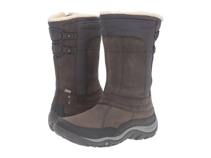 Merrell Murren Mid Waterproof (pewter) Women's Boots
