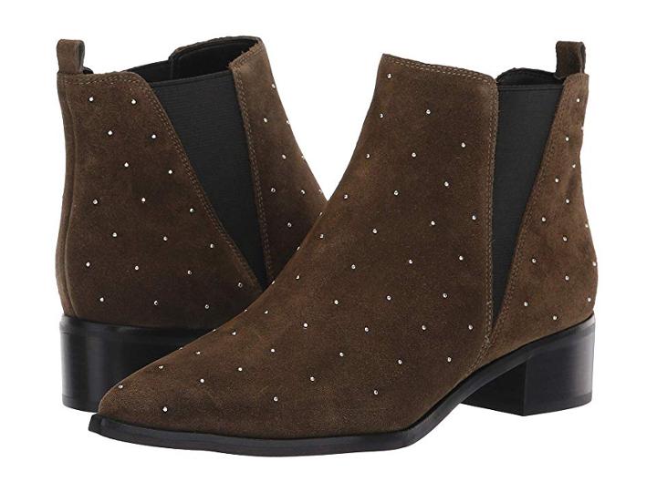 Marc Fisher Ltd Yanaba Chelsea Boot (olive Suede) Women's Shoes