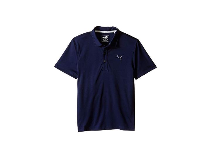 Puma Golf Kids Essential Pounce Polo Jr (big Kids) (peacoat) Boy's Clothing