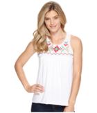 Roper 0860 Lite Weight Cotton Poly Jersey Tank Top (white) Women's Sleeveless