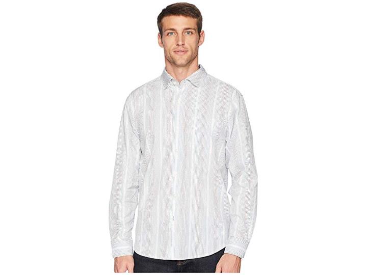Tommy Bahama Diamond Another Day Shirt (blue Jean) Men's Long Sleeve Button Up