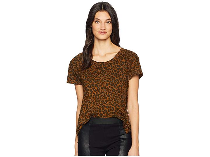 Sanctuary Beacon Tee (caramel Leopard) Women's T Shirt
