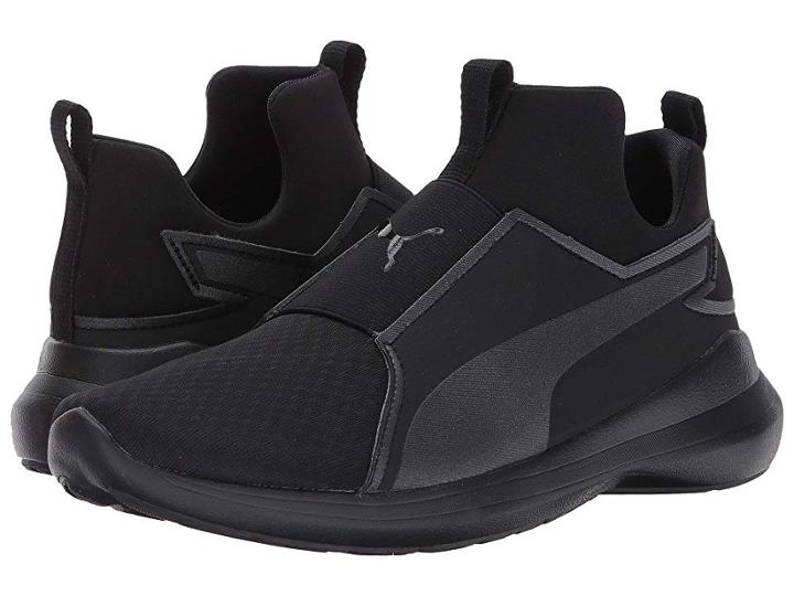 Puma Kids Rebel Mid (big Kid) (puma Black) Girl's Shoes