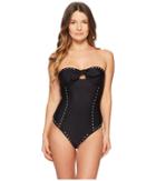 Moschino Silver Studs Swimsuit (unique Color) Women's Swimsuits One Piece