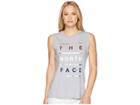 The North Face Americana Track Tank Top (tnf Light Grey Heather) Women's Sleeveless