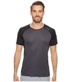 Brooks Stealth Short Sleeve (asphalt/black) Men's Workout