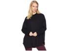 Miss Me Oversized Cowl Neck Tunic (black) Women's Clothing