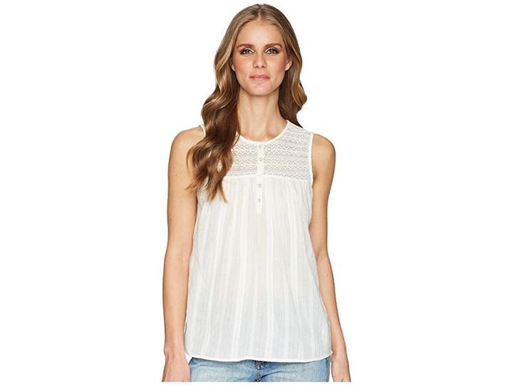Carve Designs Allison Sleeveless (white) Women's Sleeveless
