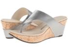 Tsubo Odelle (silver Leather) Women's Sandals