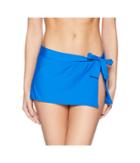 Tommy Bahama Pearl Skirted Hipster Bikini Bottom (cobalt Sea) Women's Swimwear